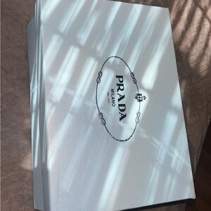 Prada White Shoe Box